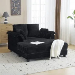 Karl Home |Upholstered Corduroy Sleeper Sofa Bed -Baxton Studio Shop GUEST 67cabfd2 fb9c 408c 9e30 510f847c8c9f