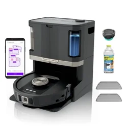 Shark Power Detect 2-in-1 Robot Vacuum And Mop With NeverTouch Pro Base - RV2820ZE