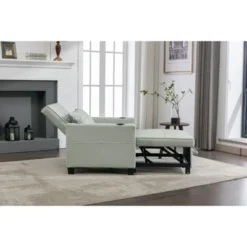 NicBex 3-in-1 Convertible Sleeper Chair,Leather Folding Sofa Bed With USB Ports,Comfortable Couches With 4 Side Pockets For Living Room,Green 7 NicBex 3-in-1 Convertible Sleeper Chair,Leather Folding Sofa Bed With USB Ports,Comfortable Couches With 4 Side Pockets For Living Room,Green -Baxton Studio Shop GUEST 6831d943 c8ad 49b0 9316 11538091738a