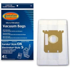 EnviroCare Replacement Micro Filtration Vacuum Cleaner Dust Bags Fit Electrolux Harmony/Oxygen Style S And Eureka Canisters Style S Canisters 4 Pack 11 EnviroCare Replacement Micro Filtration Vacuum Cleaner Dust Bags Fit Electrolux Harmony/Oxygen Style S And Eureka Canisters Style S Canisters 4 Pack -Baxton Studio Shop GUEST 68aaca9d 426d 4c1e 87c2 608d99f00b8f