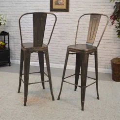 Set Of 2 30" Sadie Bar Height Barstools - Carolina Chair & Table