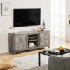 Yaheetech Farmhouse TV Stand For TVs Up To 65in Entertainment Center With Storage Cabinet