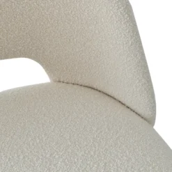 Edwin Boucle Dining Chair Set Of 6,Modern Kitchen Dining Room Chairs With Curved Round Backrest,Boucle Chairs With Oak Metal Legs -Maison Boucle 15 Edwin Boucle Dining Chair Set Of 6,Modern Kitchen Dining Room Chairs With Curved Round Backrest,Boucle Chairs With Oak Metal Legs -Maison Boucle -Baxton Studio Shop GUEST 68fa67b8 462f 4410 9c38 64f80f2f817e