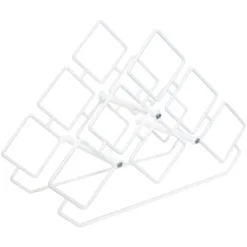 Sunnydaze Decor Sunnydaze Modern 6-Bottle Triangular Wine Rack - Indoor Steel Wire Tabletop Accent 13 Sunnydaze Decor Sunnydaze Modern 6-Bottle Triangular Wine Rack - Indoor Steel Wire Tabletop Accent -Baxton Studio Shop GUEST 69360cd6 6ca1 4e76 a03b 2c56d7a53876