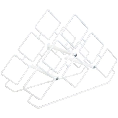 Sunnydaze Decor Sunnydaze Modern 6-Bottle Triangular Wine Rack - Indoor Steel Wire Tabletop Accent 7 Sunnydaze Decor Sunnydaze Modern 6-Bottle Triangular Wine Rack - Indoor Steel Wire Tabletop Accent - Image 7