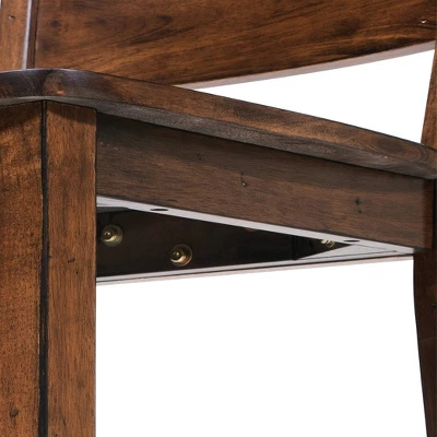 Set Of 2 Kopec Industrial Side Chairs Walnut - HOMES: Inside + Out 10 Set Of 2 Kopec Industrial Side Chairs Walnut - HOMES: Inside + Out - Image 10