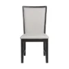 2pc Jasper Dining Slat Back Side Chair Set Black - Picket House Furnishings