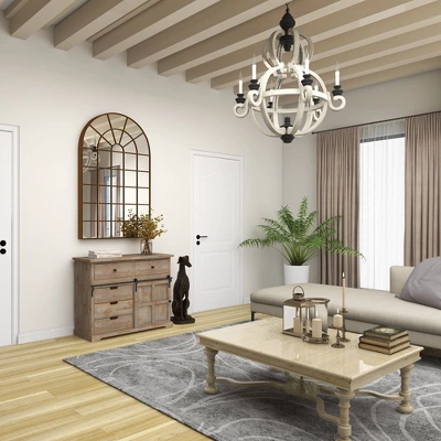 Farmhouse 5 Drawer Cabinet Brown - Olivia & May 9 Farmhouse 5 Drawer Cabinet Brown - Olivia & May - Image 9