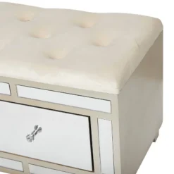 18" X 47" Glam Wood Bench - Olivia & May -Baxton Studio Shop GUEST 6a39e1b5 ed04 40b9 baa9 f5eb7fa205b8