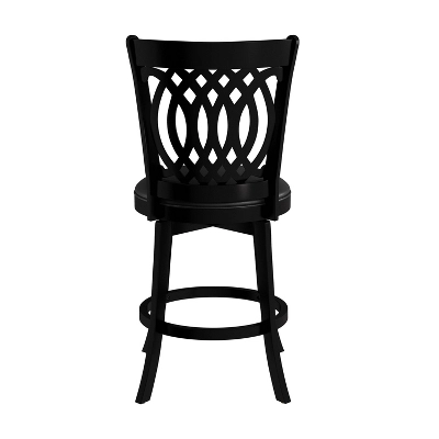 25" Van Draus Swivel Counter Height Barstool Metal/Black - Hillsdale Furniture 8 25" Van Draus Swivel Counter Height Barstool Metal/Black - Hillsdale Furniture - Image 8