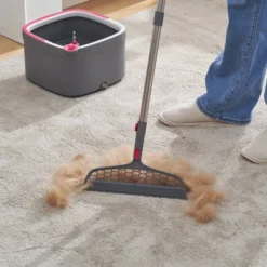 True & Tidy TrueClean Spin Mop & Bucket System With Silicone Sweeper 25 True & Tidy TrueClean Spin Mop & Bucket System With Silicone Sweeper -Baxton Studio Shop GUEST 6aad1c77 b362 4b9b 95d7 acd8799c147c