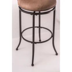 Charleston Swivel Ladder Back 26" Counter Height Barstool Metal/Tan - Hillsdale Furniture -Baxton Studio Shop GUEST 6ac9a7dd a591 4451 9051 8cb439314cdb