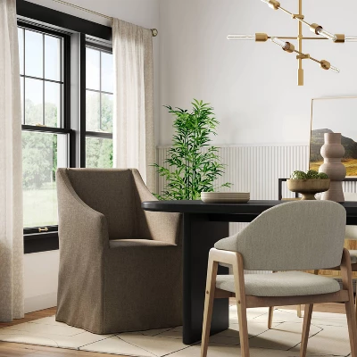 Replacement Slipcover Only For Sloped Arm Dining Chair - Threshold™ 8 Replacement Slipcover Only For Sloped Arm Dining Chair - Threshold™ - Image 8