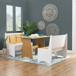 Large Merrill Back Rest Bench - Linon -Baxton Studio Shop GUEST 6b4432c4 313a 4707 8281 babb22ecf31d