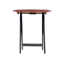Austin Tray Table Set Black/Hazelnut - Powell Company -Baxton Studio Shop GUEST 6b4578f9 fabd 4db1 95e7 4e9d87eb4d50
