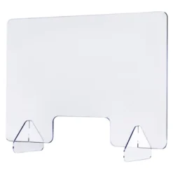 Costway 1/2PCS 24'' X 16'' Protective Plexiglass Sneeze Guard Acrylic Shield For Counter -Baxton Studio Shop GUEST 6b773b6e 8243 4e61 9833 fb430cc5de20