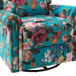 Set Of 2 Franciscus Manual Swivel Transitional Glider Recliner With Nailhead Trims And Swivel Base | KARAT HOME -Baxton Studio Shop GUEST 6bb18a6a 4915 4bfc b39d dbdb8ec78a25