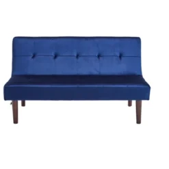 ModernLuxe Low Upholstered Sofa Bed Sleeper Sofa Recliner With Adjustable Backrest & Charging Port, Gray/Blue/Coffee/Pink -Baxton Studio Shop GUEST 6bb75786 5a0b 4782 9810 f937fc1f9d2c