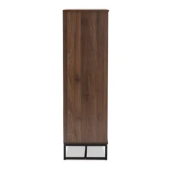 Neil Wood And Metal Storage Cabinet Brown/Black - Baxton Studio 9 Neil Wood And Metal Storage Cabinet Brown/Black - Baxton Studio -Baxton Studio Shop GUEST 6bee9a71 c9d4 4269 a7f8 04eb7c2a417c
