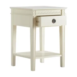 Westport Side Table Antique White - Finch -Baxton Studio Shop GUEST 6bfc633f 275f 48bf 8a0d dea0033bdfed