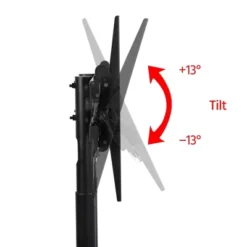 Yaheetech Adjustable Modern Mobile TV Stand TV Cart Black -Baxton Studio Shop GUEST 6bfdcd1e 9032 4ca9 a395 acd3c19a4b0f