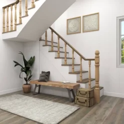 Natural Solid Wood Bench Light Brown - Olivia & May -Baxton Studio Shop GUEST 6c18127d 864b 46f0 8951 acef89f134a1