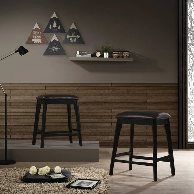 Set Of 2 25" Mirabelle Upholstered Counter Height Barstools - Carolina Chair & Table 1 Set Of 2 25" Mirabelle Upholstered Counter Height Barstools - Carolina Chair & Table