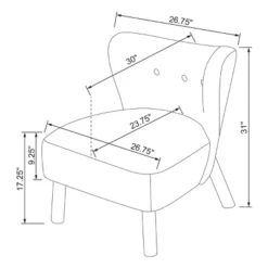 Sculpted Faux Shearling Accent Chair Cream - Threshold™ Designed With Studio McGee -Baxton Studio Shop GUEST 6cce5bcf 1c60 4d1a be28 f6d5e9c9ce77