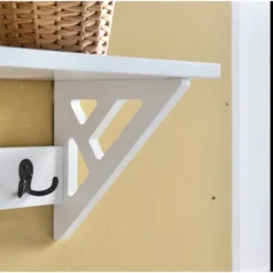 36" Middlebury Coat Hook With Storage Bench Hall Tree Set White - Alaterre Furniture -Baxton Studio Shop GUEST 6cd74c3c d3d2 4688 99c0 5219d2d8e473