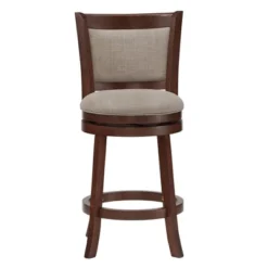 24" Piacenza Swivel Counter Height Barstool - Inspire Q -Baxton Studio Shop GUEST 6d130a76 1bd5 4dbb aa5a c584ad12de42