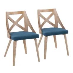Set Of 2 Charlotte Dining Chairs - LumiSource -Baxton Studio Shop GUEST 6d7f3a19 dac8 49f3 a106 b5ef66e931cb