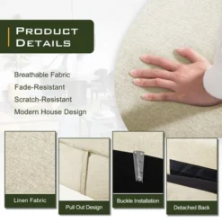 Creath Convertible Sectional Sofas, 3 Seat Couch-The Pop Home -Baxton Studio Shop GUEST 6dbef152 ca3b 41ba 8a39 9fce0339fabb