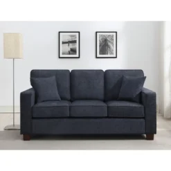 Russell 3 Seater Sofa - OSP Home Furnishings -Baxton Studio Shop GUEST 6df748e7 873c 4d3e abc2 bb2280d8b661