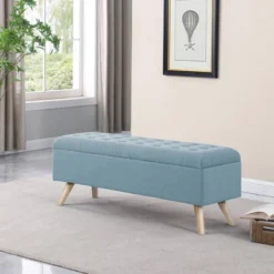 Modern Tufted Storage Bench - HomePop -Baxton Studio Shop GUEST 6e3facad e60a 43b5 b73a 766cba9f5c5b