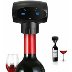 Electric Wine Stopper, Automatic Wine Vacuum Pump & Sealer, Reusable Wine Bottle Stopper Cork Saver Plug -Baxton Studio Shop GUEST 6e5d7d22 dc7f 4eb9 a63a aaaa7e2d5594