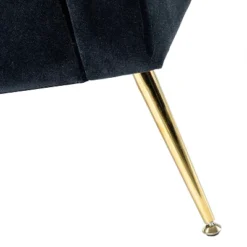 Raphael Velvet Tufted Upholstered Wingback Chair Accent Wingback Silhouette With Diamond Button Tufting | Karat Home -Baxton Studio Shop GUEST 6f0c0d35 7279 4e3c 87e9 4a9edb862f1b