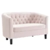 Prospect Performance Velvet Loveseat Pink - Modway