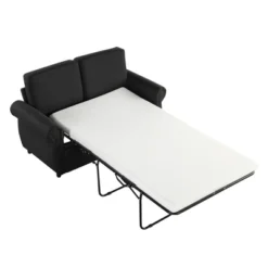 Loveseat Couch, Pull Out Sleeper Sofa Bed With Twin Size Memory Mattress With/without USB Ports For Living Room Spaces -ModernLuxe 24 Loveseat Couch, Pull Out Sleeper Sofa Bed With Twin Size Memory Mattress With/without USB Ports For Living Room Spaces -ModernLuxe -Baxton Studio Shop GUEST 6f9989ca bb3a 4354 b910 1765d04da361