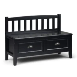 42" Portland Entryway Storage Bench With Drawers - Wyndenhall -Baxton Studio Shop GUEST 6fd3a352 6259 40fa 9bd5 068eb02dab48