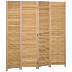 HOMCOM Room Divider, 5.5' Tall Bamboo Portable Folding Privacy Screens, Hand-Woven Double Side Partition Wall Dividers For Home, Natural 12 HOMCOM Room Divider, 5.5' Tall Bamboo Portable Folding Privacy Screens, Hand-Woven Double Side Partition Wall Dividers For Home, Natural -Baxton Studio Shop GUEST 6fd94997 e692 4304 b720 ce4112550746