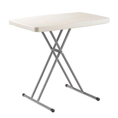 20"x30" Height Adjustable Personal Folding Card Table Speckled Gray - Hampden Furnishings 5 20"x30" Height Adjustable Personal Folding Card Table Speckled Gray - Hampden Furnishings - Image 5