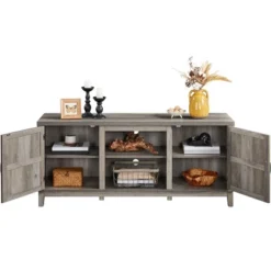 Yaheetech Farmhouse TV Stand For TVs Up To 65in Entertainment Center With Storage Cabinet -Baxton Studio Shop GUEST 7023d7dc ef49 4c39 a55f f6315c238c2b