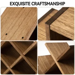 Itopfox 8-Bottle Countertop Wine Rack, Wooden 3-Tier Wine Bottle Holder For Bar Table, Wine Cabinet, Free Standing Display And Storage Shelves Brown 12 Itopfox 8-Bottle Countertop Wine Rack, Wooden 3-Tier Wine Bottle Holder For Bar Table, Wine Cabinet, Free Standing Display And Storage Shelves Brown -Baxton Studio Shop GUEST 70290dce b854 4f45 8a9d 949bf7798b06