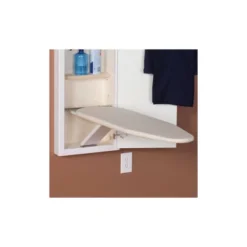 Household Essentials Stow Away Tabletop Ironing Board Cover 100% Cotton Cover Natural: Beige, 42" X 12.5", Ironing Accessory