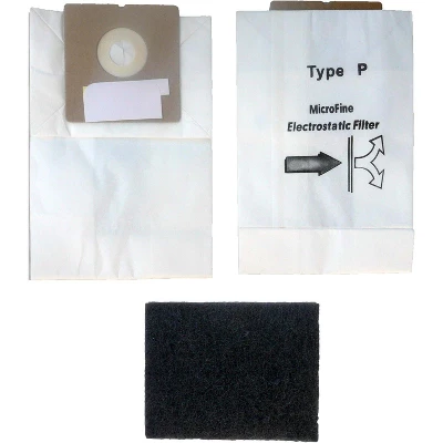 EnviroCare Replacement Micro Filtration Vacuum Bags Designed To Fit Royal AiroPro Type P Canisters 7 Bags And 1 Filter 1 EnviroCare Replacement Micro Filtration Vacuum Bags Designed To Fit Royal AiroPro Type P Canisters 7 Bags And 1 Filter