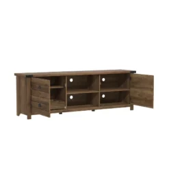 70" Prestwick Gaming Ready Wood TV Stand With 2 Doors And Shelves For TVs Up To 78" Knotty Oak Top - Hillsdale Furniture -Baxton Studio Shop GUEST 70bd8e83 679b 4291 a833 c0197735efd9