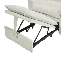 Velvet Convertible 3-in-1 Adjustable Sleeper Sofa Chair With Pullout Bed And Cup Holder -Baxton Studio Shop GUEST 70dc41a1 8dc3 4010 9f5b 23cf4f3a8166