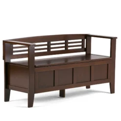 48" Chandler Solid Wood Entryway Storage Bench - Wyndenhall 23 48" Chandler Solid Wood Entryway Storage Bench - Wyndenhall -Baxton Studio Shop GUEST 7106553b 8da1 42f9 a17e 88074f003f07