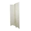 Country Cottage Wood Room Divider Screen White - Olivia & May
