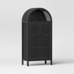 Woven Arched Wood Cabinet - Threshold™ -Baxton Studio Shop GUEST 71d7b8e7 0b8a 4c88 af3c ece9ad48100b